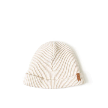 Nixnut - Rib beanie 0-3m - Cream